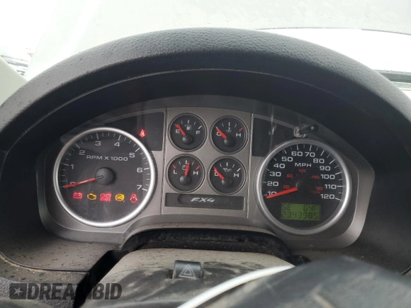 2005 Ford F-150 XLT with VIN 1FTPX145X5FA35252, listed as a Copart auction lot 59336575 with 234,398 mi miles and Salvage title. Bid and sale history available at DreamBid. Image 9.