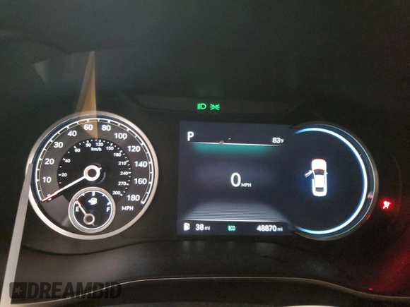 2022 Genesis G70 2.0T with VIN KMTG34TA3NU087699, listed as a Copart auction lot 79265254 with 48,870 mi miles and Salvage Title. Bid and sale history available at DreamBid. Image 9.
