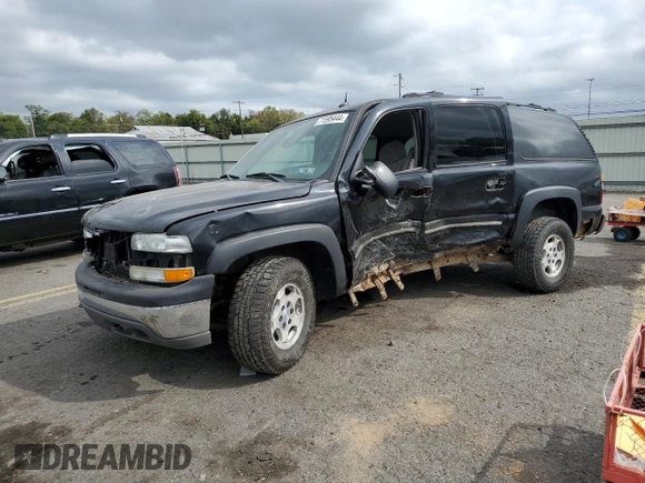 2004 Chevrolet Suburban LS with VIN 1GNFK16Z54J291599, listed as a Copart auction lot 71595444 with 202,630 mi miles and Salvage Title. Bid and sale history available at carsss.com. Image 1.