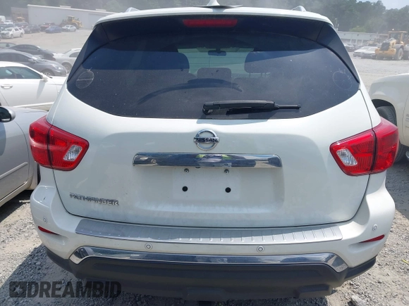 2020 Nissan Pathfinder S with VIN 5N1DR2AN9LC633091, listed as a IAAI auction lot 42595822 with 73,150 mi miles and . Bid and sale history available at DreamBid. Image 16.