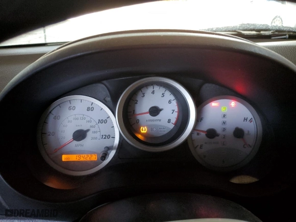 2005 Toyota RAV4 with VIN JTEGD20V550078464, listed as a Copart auction lot 51456765 with 194,227 mi miles and Salvage Title. Bid and sale history available at carsss.com. Image 9.