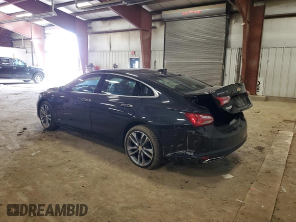2022 Chevrolet Malibu Premier with VIN 1G1ZE5SX2NF197086, listed as a Copart auction lot 52336735 with 16,669 mi miles and Salvage Title. Bid and sale history available at DreamBid. Image 2.