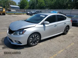 2017 Nissan Sentra SR with VIN 3N1AB7AP5HY298729, listed as a Copart auction lot 52925115 with 96,658 mi miles and Salvage Title. Bid and sale history available at carsss.com. Image 1.