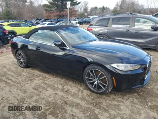 2024 BMW 4 Series 430i xDrive with VIN WBA43AT02RCN28707, listed as a Copart auction lot 84617304 with 0 mi miles and Salvage Title. Bid and sale history available at carsss.com. Image 4.