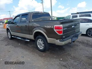 2009 Ford F-150 XL with VIN 1FTPW14V39FA67906, listed as a IAAI auction lot 42010990 with 203,752 mi miles. Bid and sale history available at carsss.com. Image 3.