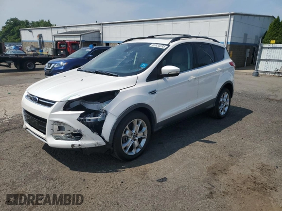 2013 Ford Escape SEL z VIN 1FMCU9H95DUD59797, wystawiony jako Copart lot #59533335 z przebiegiem 129 637 mil mil oraz Szkoda całkowita • Salvage title. Historia ofert i sprzedaży dostępna na DreamBid. Obrazek 1.