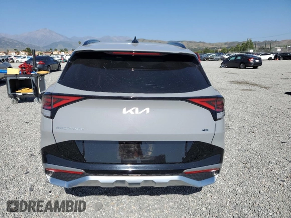 2024 Kia Sportage SX-Prestige with VIN 5XYK5CDF0RG169713, listed as a Copart auction lot 58149335 with 19,731 mi miles and Salvage title. Bid and sale history available at DreamBid. Image 6.