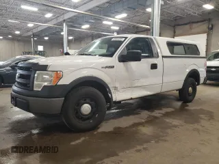 2013 Ford F-150 XL with VIN 1FTMF1CM3DKE09270, listed as a Copart auction lot 60304395 with 185,236 mi miles and Salvage title. Bid and sale history available at DreamBid. Image 1.