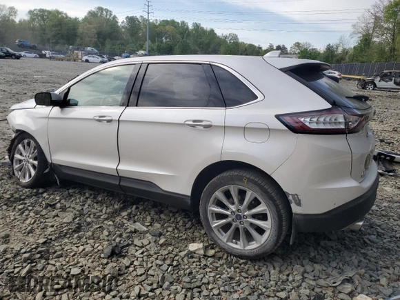 2017 Ford Edge Titanium z VIN 2FMPK4K80HBC30050, wystawiony jako Copart lot #54122585 z przebiegiem 58 023 mil mil oraz Szkoda całkowita • Salvage title. Historia ofert i sprzedaży dostępna na DreamBid. Obrazek 2.