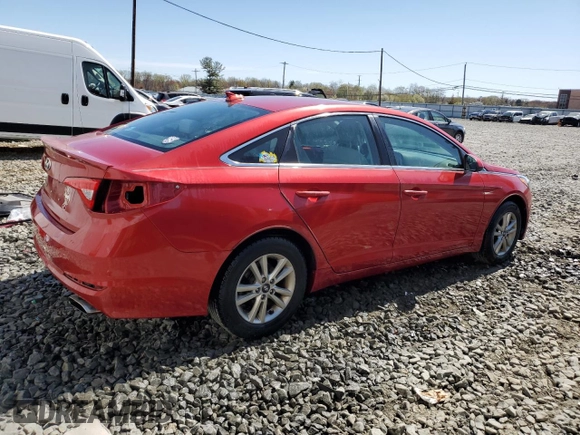 2017 Hyundai Sonata 2.4L with VIN 5NPE24AF1HH541003, listed as a Copart auction lot 52956185 with 86,756 mi miles and Salvage Title. Bid and sale history available at carsss.com. Image 3.