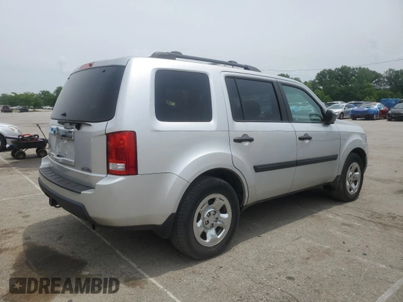 2009 Honda Pilot LX with VIN 5FNYF48289B011745, listed as a Copart auction lot 60856085 with 178,866 mi miles and Clean title. Bid and sale history available at DreamBid. Image 3.