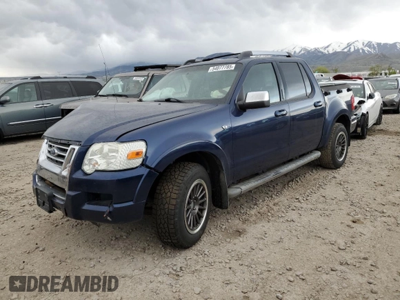 2008 Ford Explorer Sport Trac Limited with VIN 1FMEU53858UA21631, listed as a Copart auction lot 54077785 with Not provided miles and Salvage title. Bid and sale history available at DreamBid. Image 1.