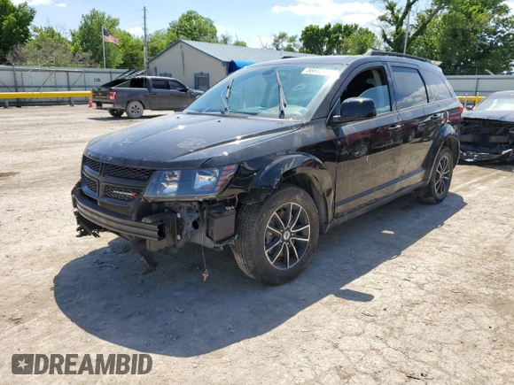 2019 Dodge Journey SE with VIN 3C4PDCBB0KT747252, listed as a Copart auction lot 56652425 with 72,581 mi miles and Salvage title. Bid and sale history available at DreamBid. Image 1.
