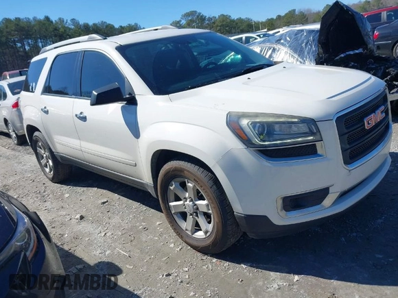 2015 GMC Acadia SLE with VIN 1GKKRPKDXFJ121438, listed as a IAAI auction lot 41587397 with 190,619 mi miles. Bid and sale history available at carsss.com. Image 1.