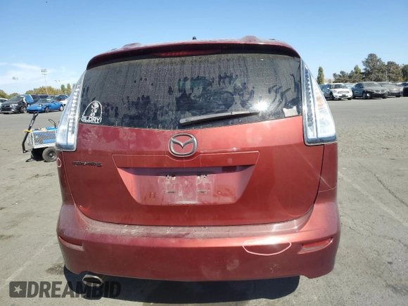 2010 Mazda 5 Sport with VIN JM1CR2WL1A0381830, listed as a Copart auction lot 75285824 with 143,455 mi miles and Salvage Title. Bid and sale history available at DreamBid. Image 6.