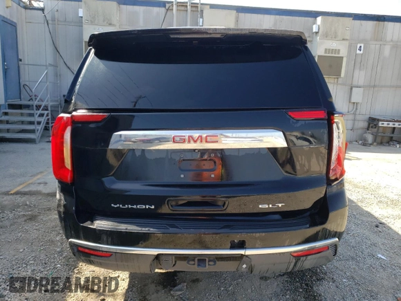 2021 GMC Yukon XL SLT with VIN 1GKS1GKD6MR366338, listed as a Copart auction lot 69332054 with Not Provided miles and Salvage Title. Bid and sale history available at carsss.com. Image 6.