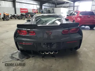 2017 Chevrolet Corvette Grand Sport 1LT with VIN 1G1YV2D71H5105645, listed as a Copart auction lot 46124703 with 33,350 mi miles. Bid and sale history available at carsss.com. Image 6.