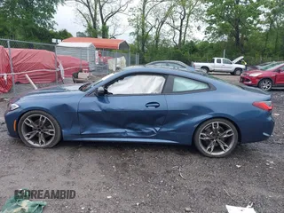 2021 BMW 4 Series 430i with VIN WBA53AP0XMCF92827, listed as a IAAI auction lot 42104148 with 53,535 mi miles and . Bid and sale history available at DreamBid. Image 14.