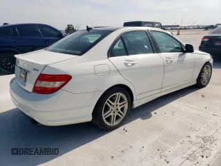 2009 Mercedes-Benz C 350 Sport with VIN WDDGF56X69R056988, listed as a Copart auction lot 58310825 with 153,579 mi miles and Salvage title. Bid and sale history available at DreamBid. Image 3.