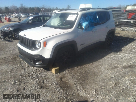 2017 Jeep Renegade Altitude with VIN ZACCJABB1HPF63868, listed as a IAAI auction lot 41282512 with 78,428 mi miles and . Bid and sale history available at DreamBid. Image 17.