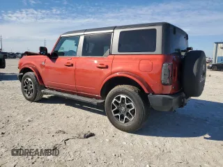 2023 Ford Bronco with VIN 1FMEE5BP2PLB61761, listed as a Copart auction lot 46178755 with 17,180 mi miles and Salvage Title. Bid and sale history available at DreamBid. Image 2.