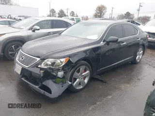 2007 Lexus LS 460 with VIN JTHBL46F675019182, listed as a IAAI auction lot 41024763 with 244,278 mi miles. Bid and sale history available at carsss.com. Image 20.