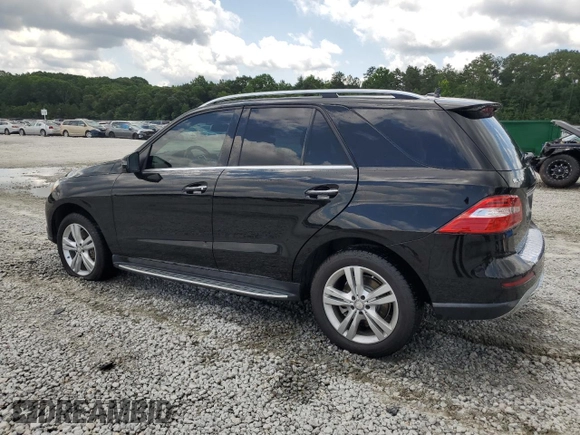 2014 Mercedes-Benz M 350 with VIN 4JGDA5JBXEA283502, listed as a Copart auction lot 60438895 with 113,798 mi miles and Salvage title. Bid and sale history available at DreamBid. Image 2.