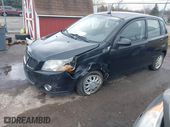 2009 Pontiac G3 with VIN KL2TD66E29B646314, listed as a IAAI auction lot 41849824 with 37,468 mi miles and . Bid and sale history available at DreamBid. Image 2.
