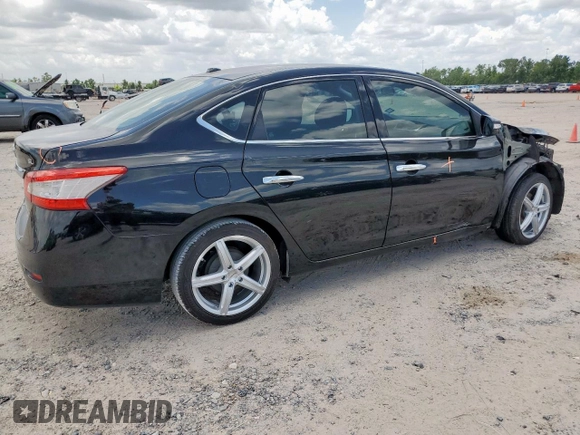 2014 Nissan Sentra SV with VIN 3N1AB7AP0EY203618, listed as a Copart auction lot 59439105 with 77,486 mi miles and Salvage title. Bid and sale history available at DreamBid. Image 3.