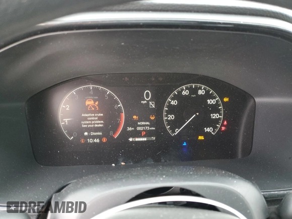 2025 Honda CR-V EX with VIN 2HKRS4H44SH441135, listed as a Copart auction lot 43764055 with 2,173 mi miles and Salvage Title. Bid and sale history available at DreamBid. Image 9.