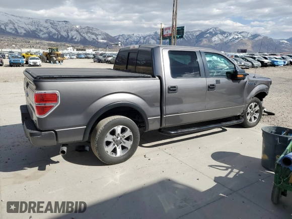 2012 Ford F-150 XL with VIN 1FTEW1CMXCFC00538, listed as a Copart auction lot 48563865 with 0 mi miles and Salvage Title. Bid and sale history available at carsss.com. Image 3.