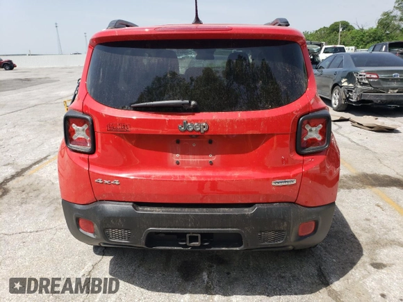 2015 Jeep Renegade Latitude z VIN ZACCJBBT8FPC34032, wystawiony jako Copart lot #56787175 z przebiegiem 106 252 mil mil oraz Szkoda całkowita • Salvage title. Historia ofert i sprzedaży dostępna na DreamBid. Obrazek 6.