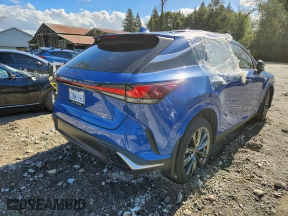 2023 Lexus RX with VIN 2T2BAMCAXPC025856, listed as a Copart auction lot 70949774 with Not Provided miles and Clean Title. Bid and sale history available at carsss.com. Image 3.