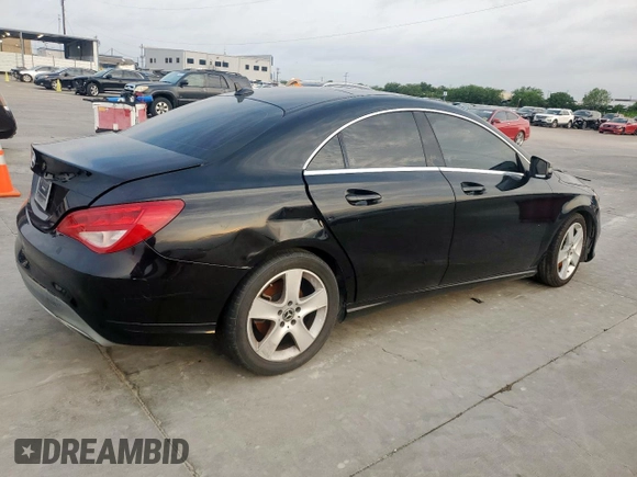 2019 Mercedes-Benz CLA with VIN WDDSJ4EB7KN739546, listed as a Copart auction lot 54493775 with 109,106 mi miles and Clean Title. Bid and sale history available at carsss.com. Image 3.