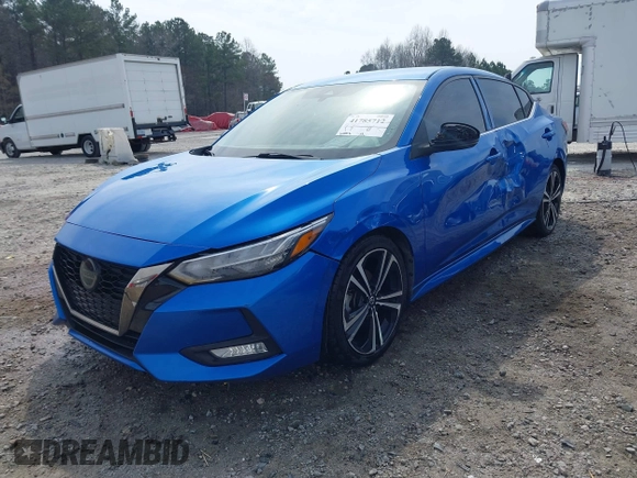 2020 Nissan Sentra SR with VIN 3N1AB8DV2LY259525, listed as a IAAI auction lot 41785712 with 102,958 mi miles and . Bid and sale history available at DreamBid. Image 2.
