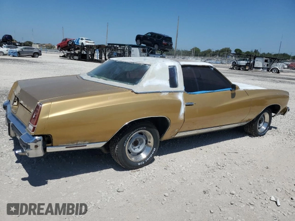 1976 Chevrolet Monte Carlo with VIN 1H57V6D433346, listed as a Copart auction lot 55011065 with 55,150 mi miles and Clean title. Bid and sale history available at DreamBid. Image 3.