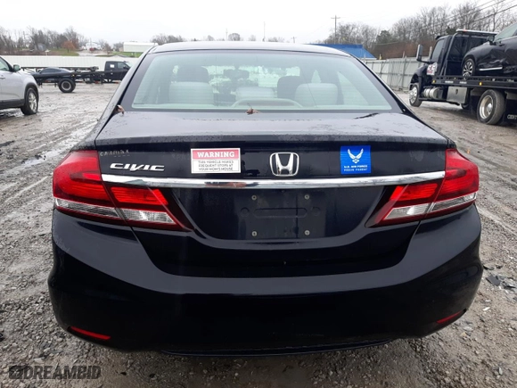 2014 Honda Civic Sedan LX with VIN 2HGFB2F59EH537506, listed as a Copart auction lot 84414474 with 142,792 mi miles and Non Repairable. Bid and sale history available at carsss.com. Image 6.