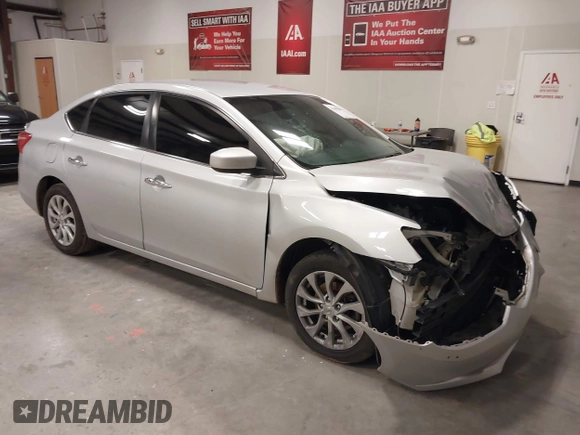 2019 Nissan Sentra SV with VIN 3N1AB7AP9KY427322, listed as a IAAI auction lot 41609080 with 125,408 mi miles and . Bid and sale history available at DreamBid. Image 1.