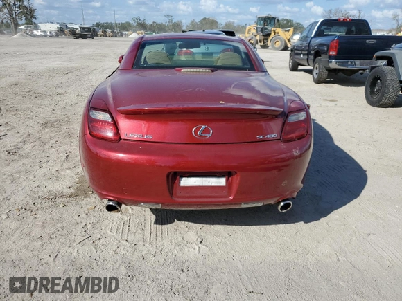 2007 Lexus SC 430 with VIN JTHFN45Y179015810, listed as a Copart auction lot 74630984 with 240,212 mi miles and Salvage Title. Bid and sale history available at DreamBid. Image 6.