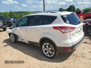 2013 Ford Escape Titanium with VIN 1FMCU0J98DUC67136, listed as a Copart auction lot 57967495 with 72,258 mi miles and Salvage title. Bid and sale history available at DreamBid. Image 2.