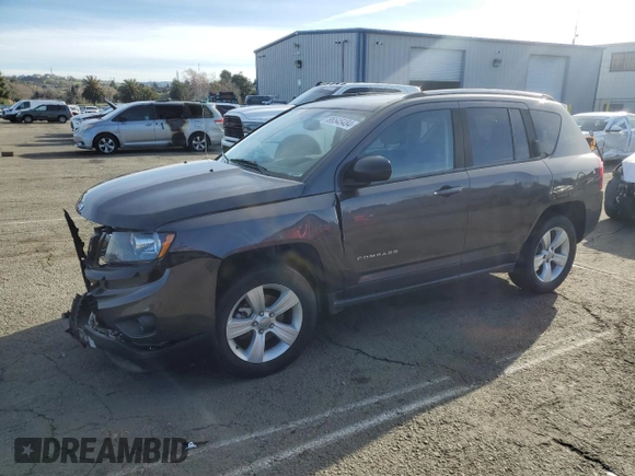2015 Jeep Compass Sport with VIN 1C4NJCBB5FD377329, listed as a Copart auction lot 86545484 with 112,380 mi miles and Salvage Title. Bid and sale history available at carsss.com. Image 1.