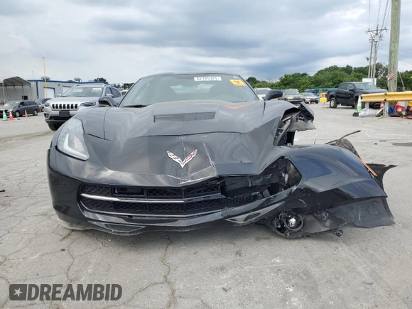 2018 Chevrolet Corvette 1LT with VIN 1G1YB2D79J5101065, listed as a Copart auction lot 62185325 with 58,657 mi miles and Salvage title. Bid and sale history available at DreamBid. Image 5.