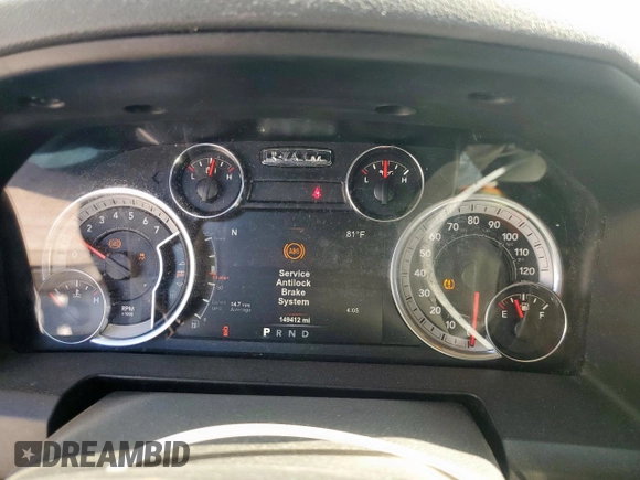 2019 Ram 1500 Warlock z VIN 1C6RR7LT9KS536536, wystawiony jako Copart lot #50029715 z przebiegiem 149 412 mil mil oraz Szkoda całkowita • Salvage title. Historia ofert i sprzedaży dostępna na DreamBid. Obrazek 9.