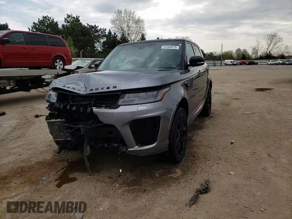 2022 Land Rover Range Rover Sport SVR z VIN SALWZ2RE3NA235996, wystawiony jako Copart lot #54360975 z przebiegiem 27 303 mil mil oraz Szkody całkowita. Historia ofert i sprzedaży dostępna na DreamBid. Obrazek 14.