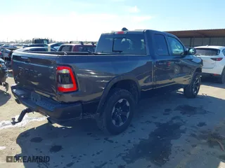 2019 Ram 1500 Rebel with VIN 1C6SRFET7KN861046, listed as a IAAI auction lot 41410878 with 110,626 mi miles. Bid and sale history available at carsss.com. Image 4.