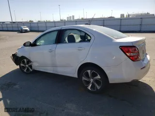 2017 Chevrolet Sonic Premier with VIN 1G1JF5SBXH4130914, listed as a Copart auction lot 53718615 with 88,519 mi miles and Salvage Title. Bid and sale history available at carsss.com. Image 2.