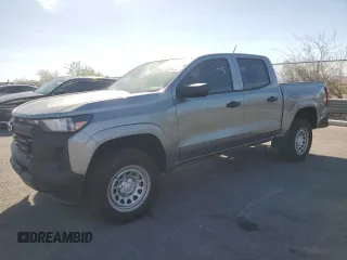 2023 Chevrolet Colorado 2WD Work Truck z VIN 1GCPSBEK7P1254095, wystawiony jako Copart lot #56364505 z przebiegiem 11 400 mil mil oraz Szkoda całkowita • Salvage title. Historia ofert i sprzedaży dostępna na DreamBid. Obrazek 1.