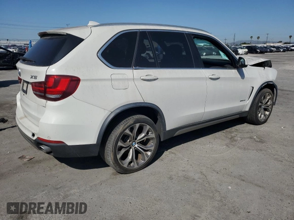 2017 BMW X5 sDrive35i with VIN 5UXKR2C30H0X07142, listed as a Copart auction lot 52051445 with 43,520 mi miles and Salvage Title. Bid and sale history available at carsss.com. Image 3.