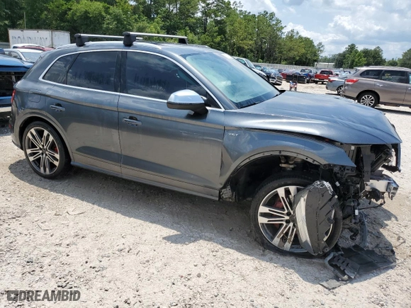 2018 Audi SQ5 Premium Plus with VIN WA1A4AFY7J2146620, listed as a Copart auction lot 57769854 with 64,493 mi miles and Non Repairable. Bid and sale history available at carsss.com. Image 4.