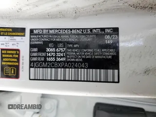2023 Mercedes-Benz EQE 500 z VIN 4JGGM2CBXPA024043, wystawiony jako Copart lot #46746004 z przebiegiem Nie podano mil oraz . Historia ofert i sprzedaży dostępna na DreamBid. Obrazek 12.